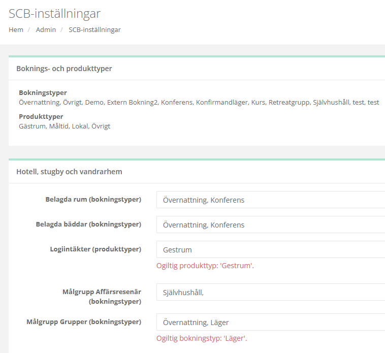 Systemet hjÀlper till att skapa en SCB-instÀllning